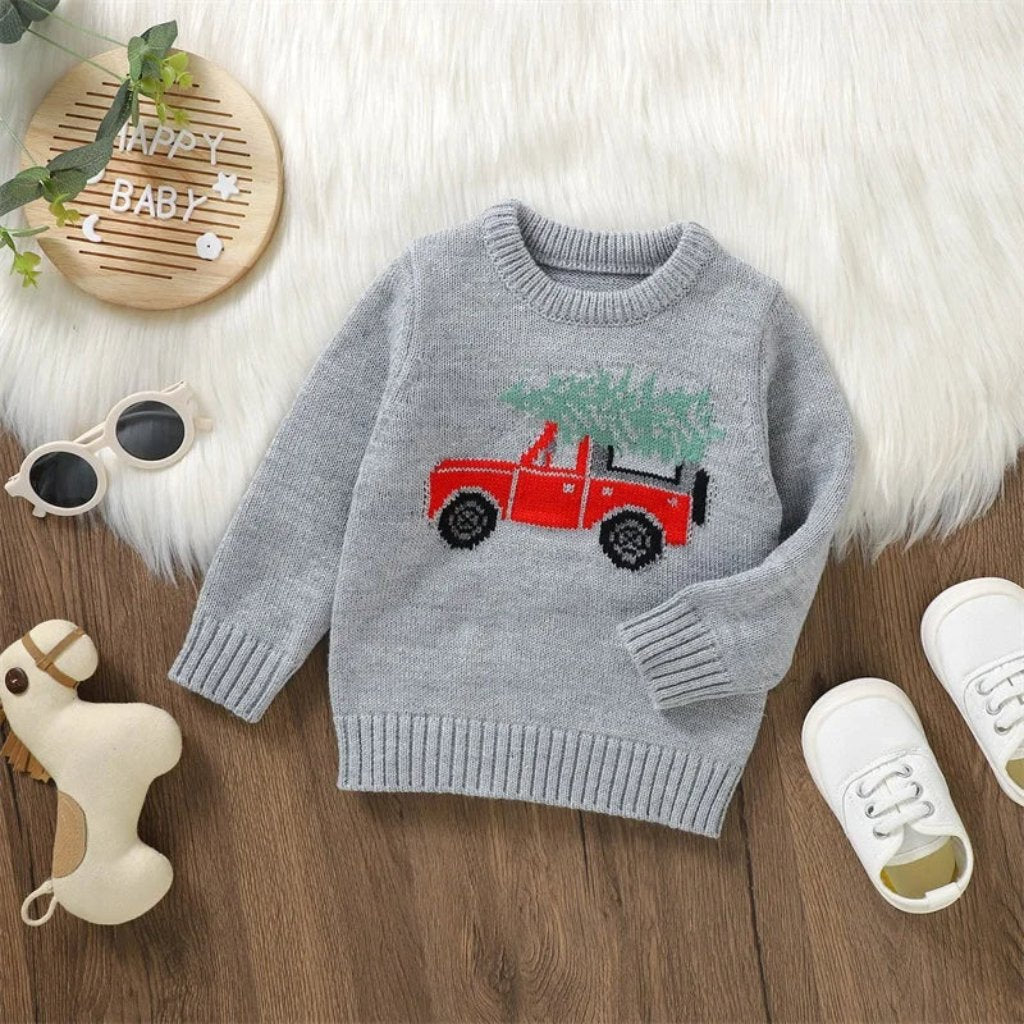 ONEAKIDS Baby & Toddler Outfits Boys' Christmas Truck Sweater