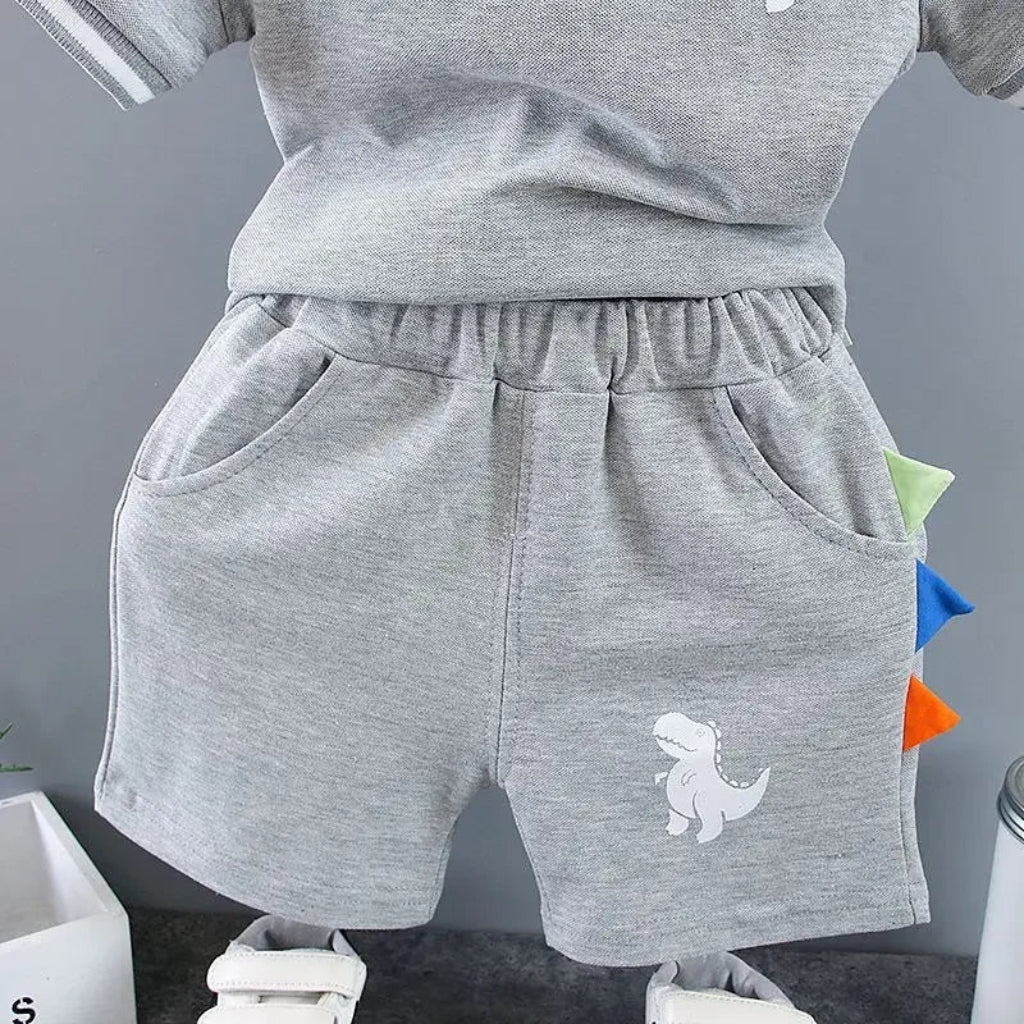 ONEAKIDS Baby & Toddler Outfits Boys' Dinosaur 2-Piece Matching Set