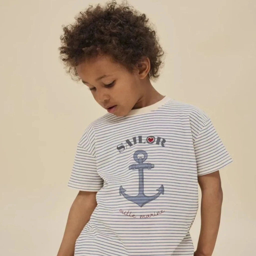 ONEAKIDS Baby & Toddler Outfits Boys' Organic Cotton Sailors' T-shirt