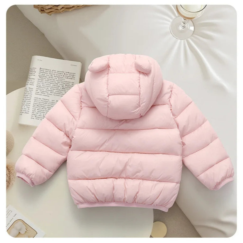 ONEAKIDS Baby & Toddler Outfits Cute Bear-Ears Unisex Puffer Jacket