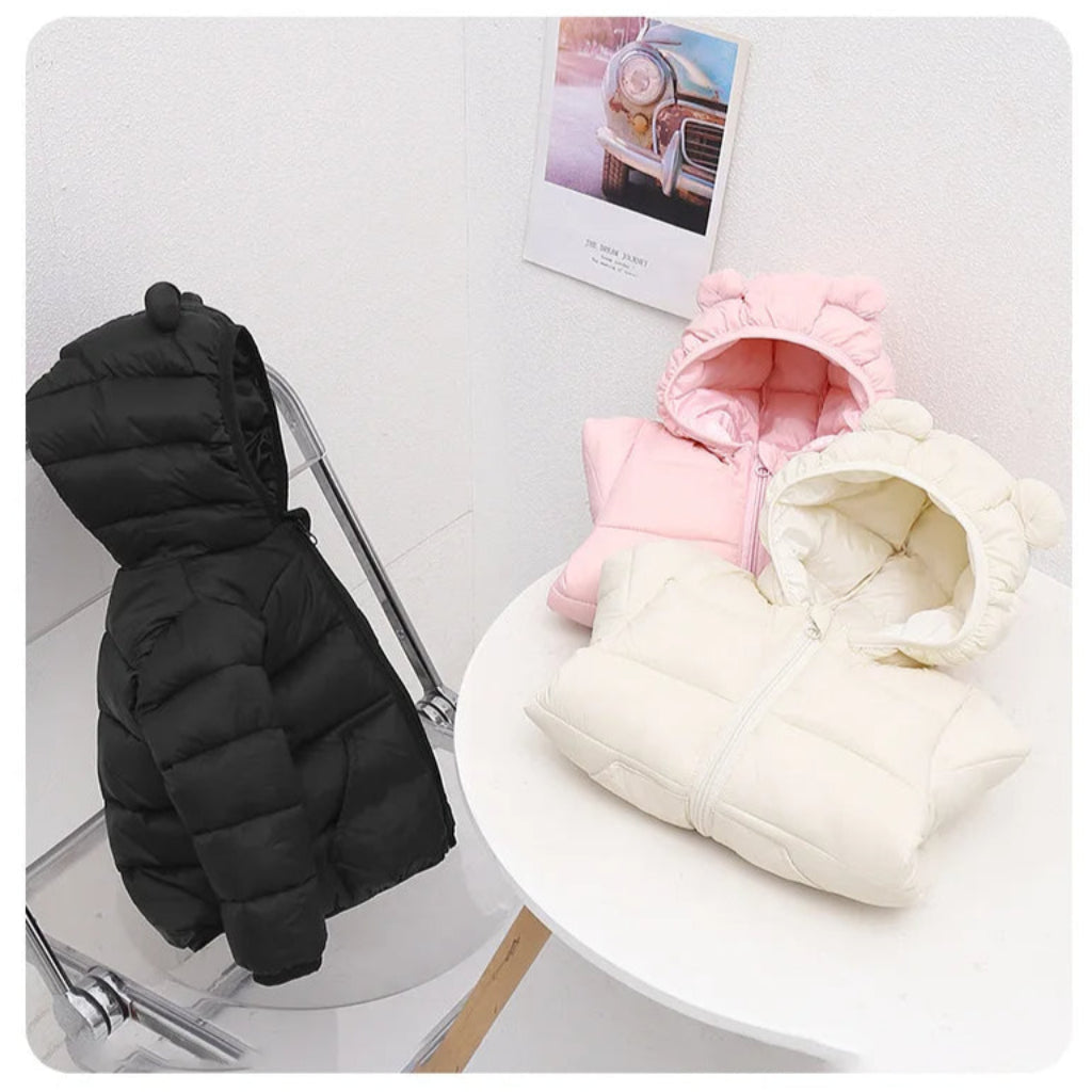 ONEAKIDS Baby & Toddler Outfits Cute Bear-Ears Unisex Puffer Jacket
