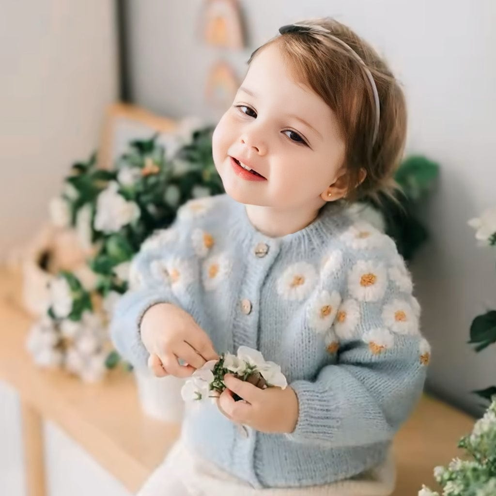 ONEAKIDS Baby & Toddler Outfits Daisy Little Girls' Knitted Cardigan