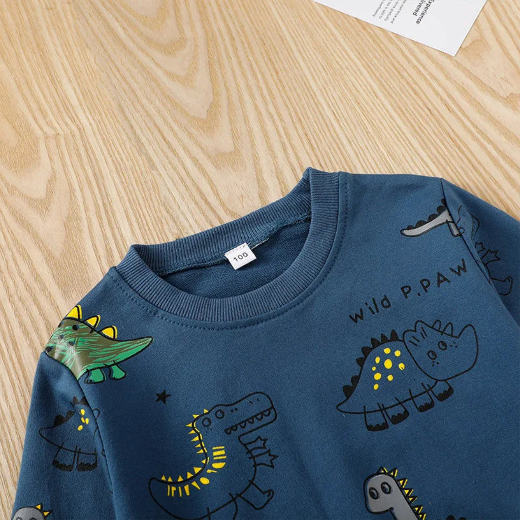 ONEAKIDS Baby & Toddler Outfits Dinosaur Spinosaurus Boys' Matching Set