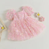 ONEAKIDS Baby & Toddler Outfits Floral Flower Girl Elegant Dress