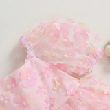 ONEAKIDS Baby & Toddler Outfits Floral Flower Girl Elegant Dress