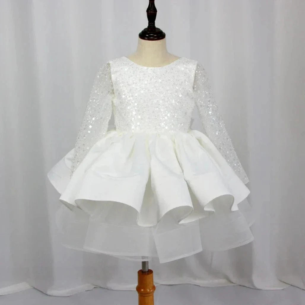 ONEAKIDS Baby & Toddler Outfits Flower Girls' Festive Soleil Dress with Glitters