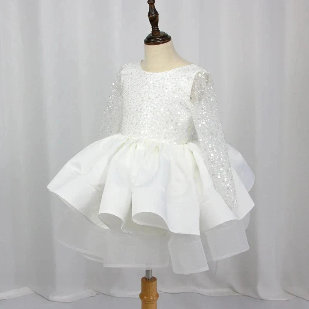 ONEAKIDS Baby & Toddler Outfits Flower Girls' Festive Soleil Dress with Glitters