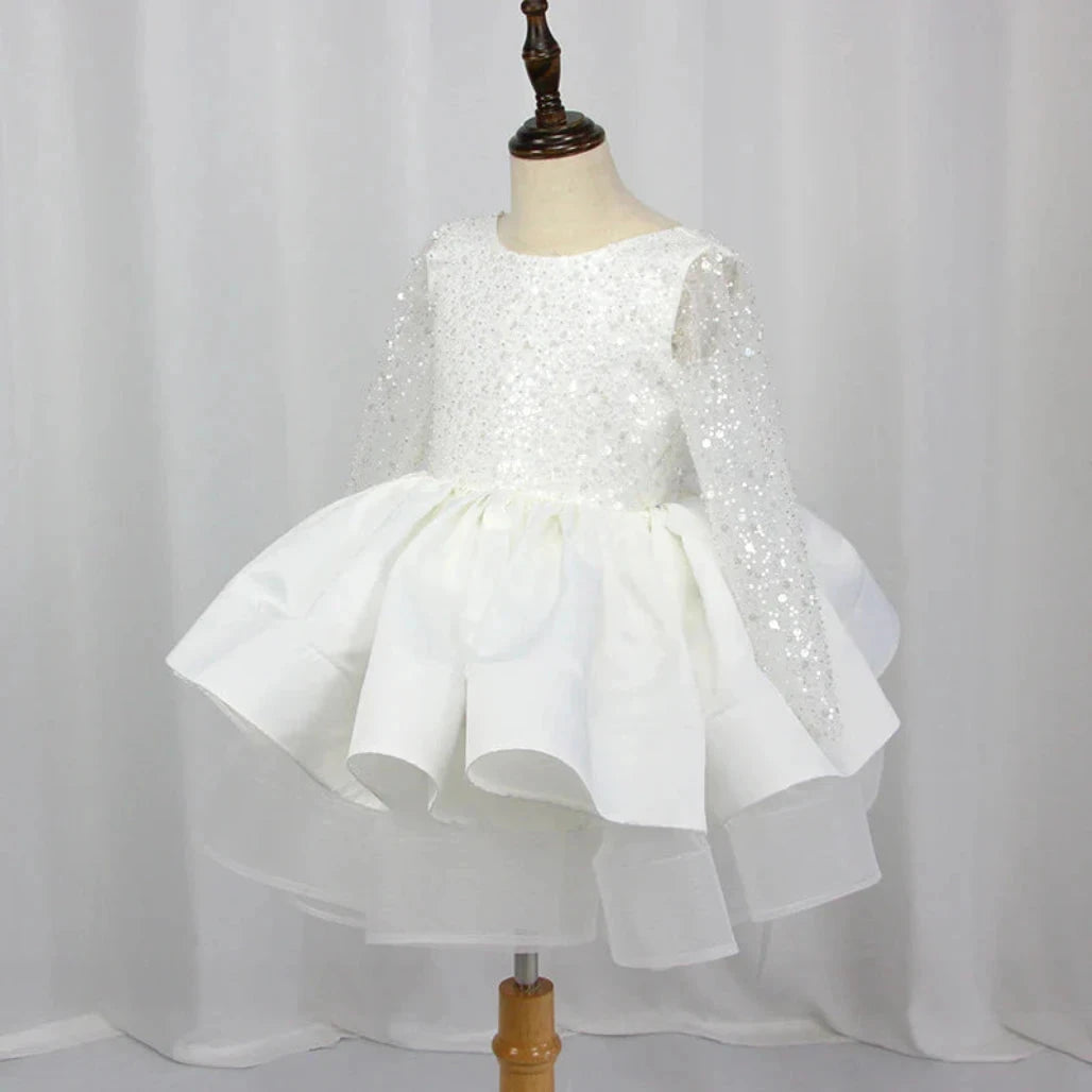 ONEAKIDS Baby & Toddler Outfits Flower Girls' Festive Soleil Dress with Glitters