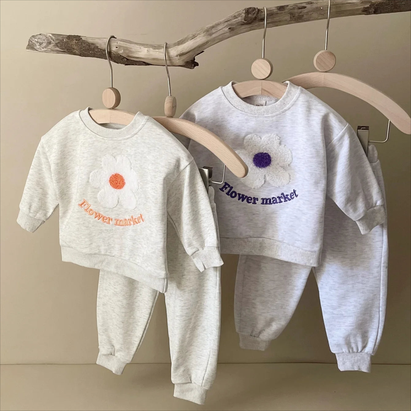 ONEAKIDS Baby & Toddler Outfits Flower Market 2-Piece Toddler Set