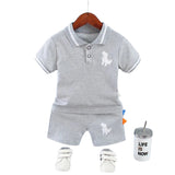 ONEAKIDS Baby & Toddler Outfits GRAY / 12-18M Boys' Dinosaur 2-Piece Matching Set