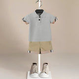 ONEAKIDS Baby & Toddler Outfits GRAY / 2T Top & Bottom Boys' Classic Set