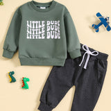 ONEAKIDS Baby & Toddler Outfits GREEN / 3-6M Little Dude Baby and Toddler 2-Piece Set
