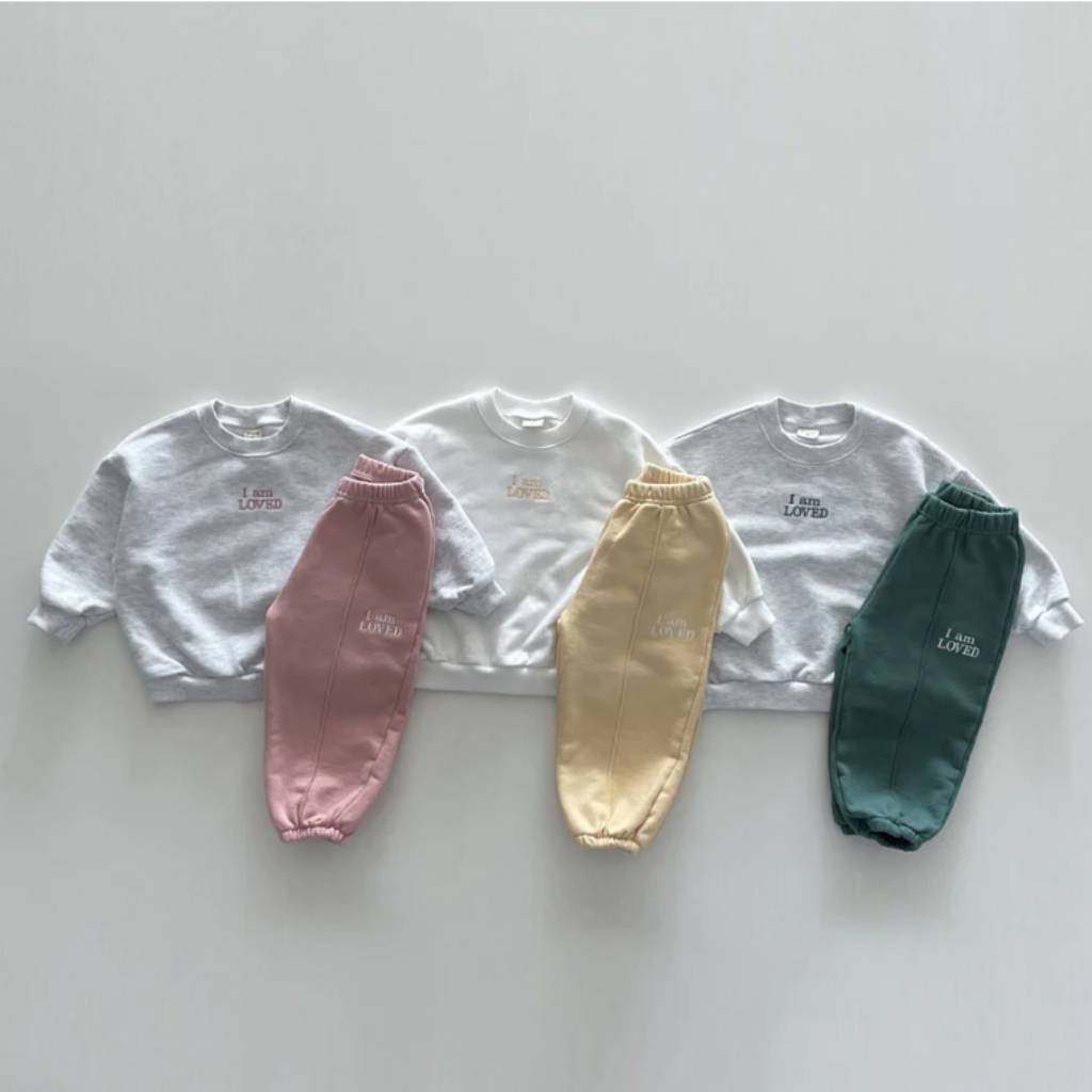 ONEAKIDS Baby & Toddler Outfits I AM LOVED Organic Cotton Unisex Set