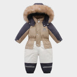 ONEAKIDS Baby & Toddler Outfits KHAKI / 2T Unisex Mountain Ski-Wear Snowsuit