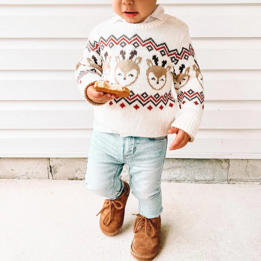 ONEAKIDS Baby & Toddler Outfits Kids' Christmas Reindeer Sweater