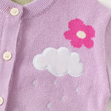 ONEAKIDS Baby & Toddler Outfits Little Girls' Floral Cardigan in Pink