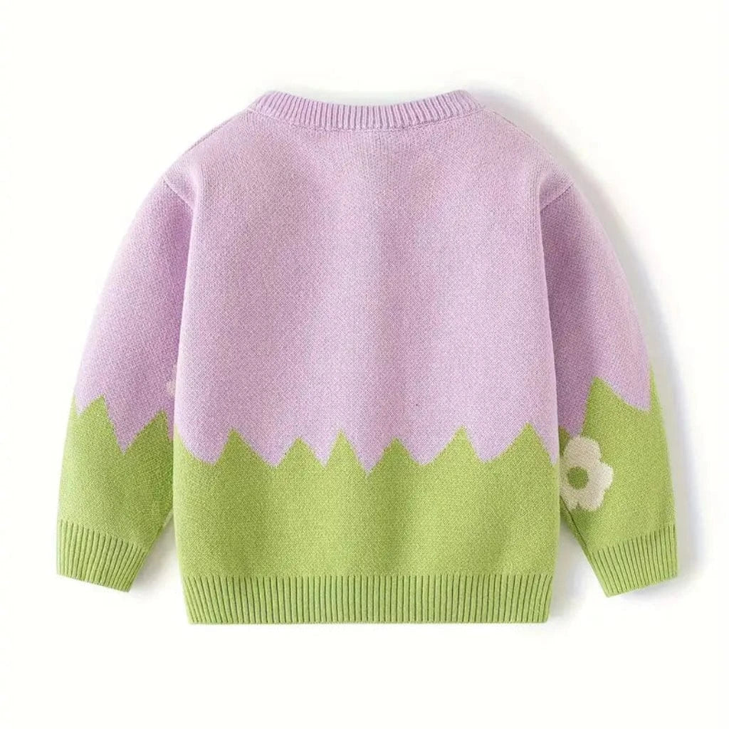 ONEAKIDS Baby & Toddler Outfits Little Girls' Floral Cardigan in Pink