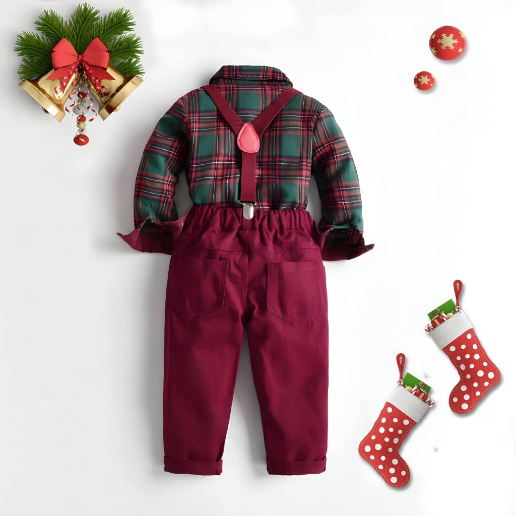 ONEAKIDS Baby & Toddler Outfits Little Santa Boys' 3-Piece Set