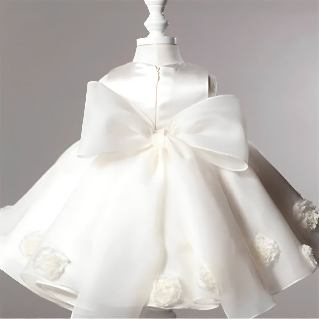 ONEAKIDS Baby & Toddler Outfits Mia Bella All White Flower Girl Dress