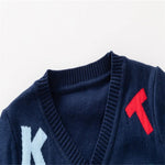 ONEAKIDS Baby & Toddler Outfits Navy Blue Little Boys' Playful Cardigan