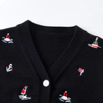 ONEAKIDS Baby & Toddler Outfits Navy-Blue Sailor Cardigan for little boys