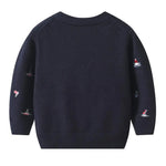 ONEAKIDS Baby & Toddler Outfits Navy-Blue Sailor Cardigan for little boys