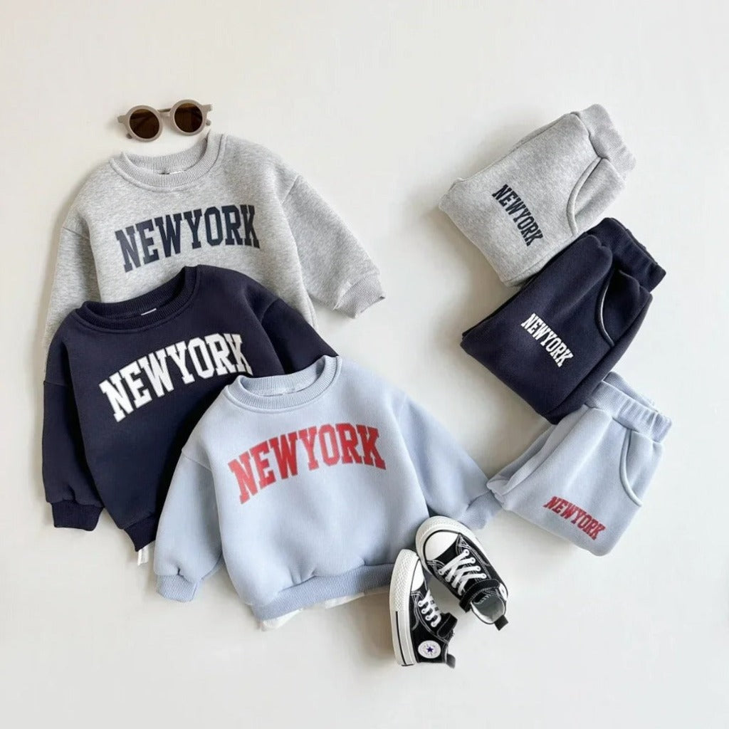 ONEAKIDS Baby & Toddler Outfits NYC Unisex Matching Top & Bottom Set