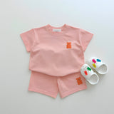 ONEAKIDS Baby & Toddler Outfits ORANGE / 6-12M Gummy Bear Soft Cottom top and Bottom Set