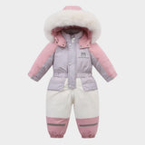 ONEAKIDS Baby & Toddler Outfits PINK / 2T Unisex Mountain Ski-Wear Snowsuit