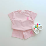 ONEAKIDS Baby & Toddler Outfits PINK / 6-12M Gummy Bear Soft Cottom top and Bottom Set