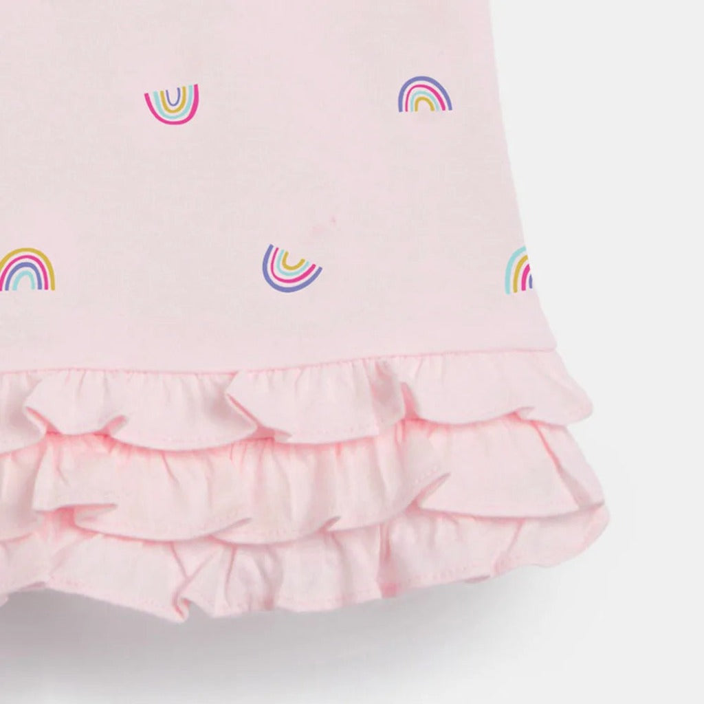 ONEAKIDS Baby & Toddler Outfits Pink Rainbow Girls' Polo Dress