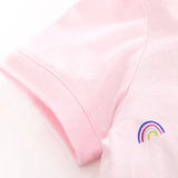 ONEAKIDS Baby & Toddler Outfits Pink Rainbow Girls' Polo Dress