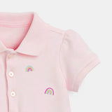 ONEAKIDS Baby & Toddler Outfits Pink Rainbow Girls' Polo Dress