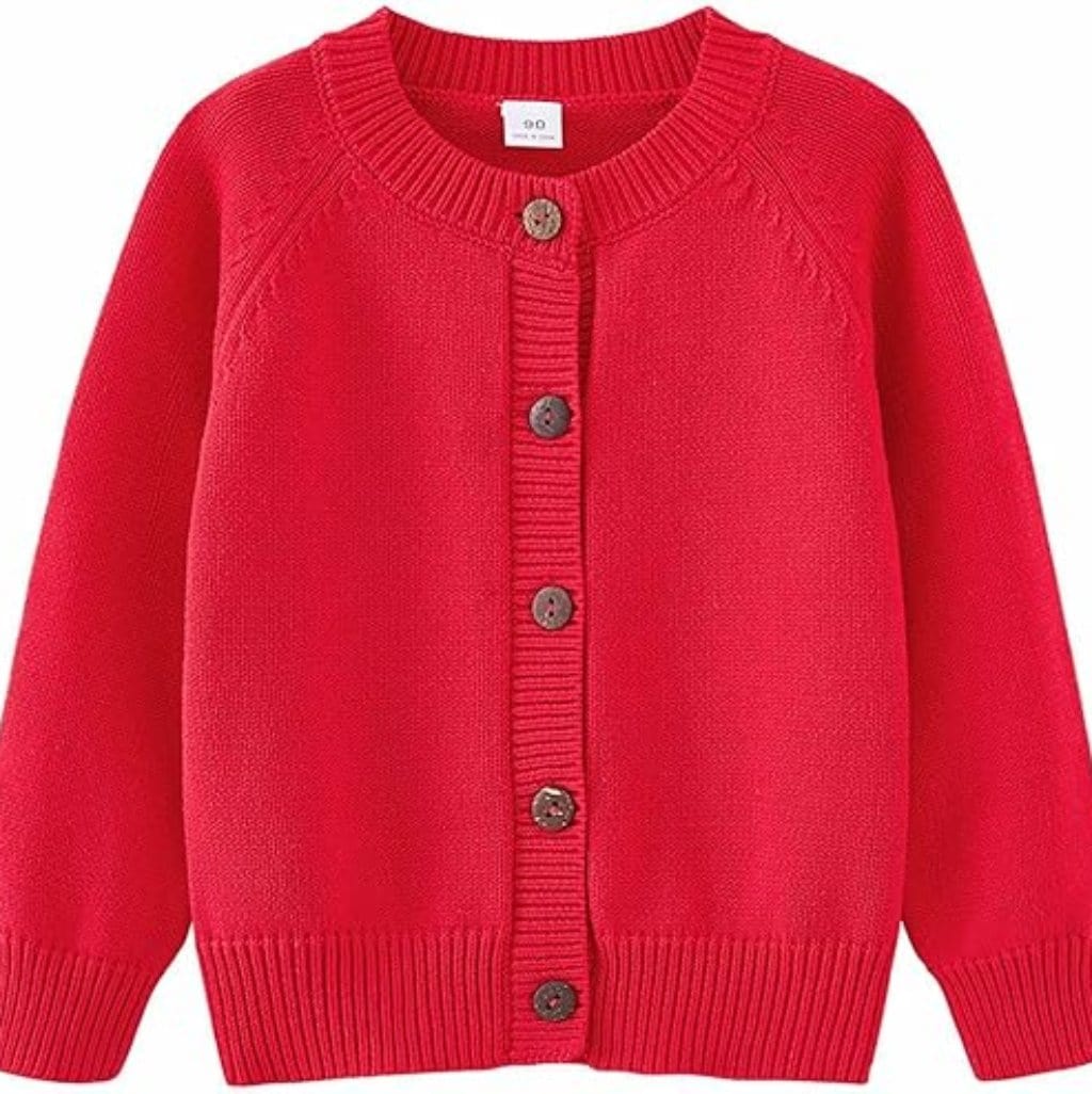 ONEAKIDS Baby & Toddler Outfits RED / 2T Unisex Cardigan for Children