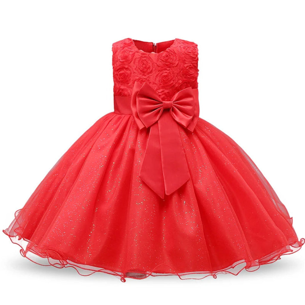 ONEAKIDS Baby & Toddler Outfits RED / 3T Gabriella Flower Girls Dress