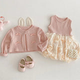 ONEAKIDS Baby & Toddler Outfits Rosy 2-Piece Baby Pink Set