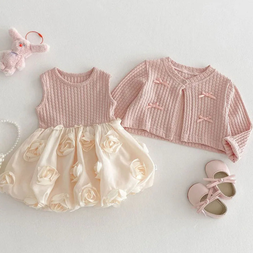 ONEAKIDS Baby & Toddler Outfits Rosy 2-Piece Baby Pink Set