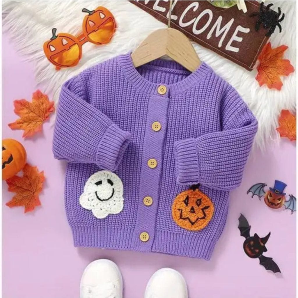ONEAKIDS Baby & Toddler Outfits Spooky Unisex Halloween Cardigan