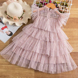 ONEAKIDS Baby & Toddler Outfits Tulle Girls' Festive Dress with Stars