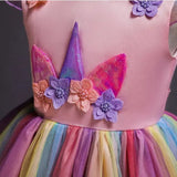 ONEAKIDS Baby & Toddler Outfits Unicorn Flower Girl Party Dress