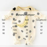ONEAKIDS Baby & Toddler Outfits Unisex Baby Banana Romper