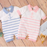 ONEAKIDS Baby & Toddler Outfits Unisex Sailor Marine Baby Romper