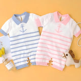 ONEAKIDS Baby & Toddler Outfits Unisex Sailor Marine Baby Romper