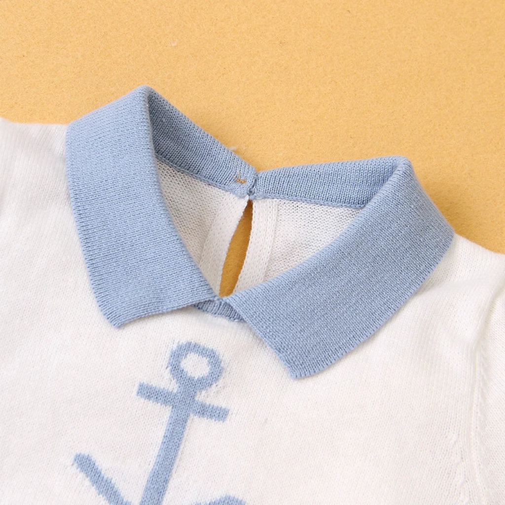 ONEAKIDS Baby & Toddler Outfits Unisex Sailor Marine Baby Romper