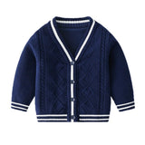 ONEAKIDS Baby & Toddler tops BLUE / 2T Sailor Boys' Knit Cardigan
