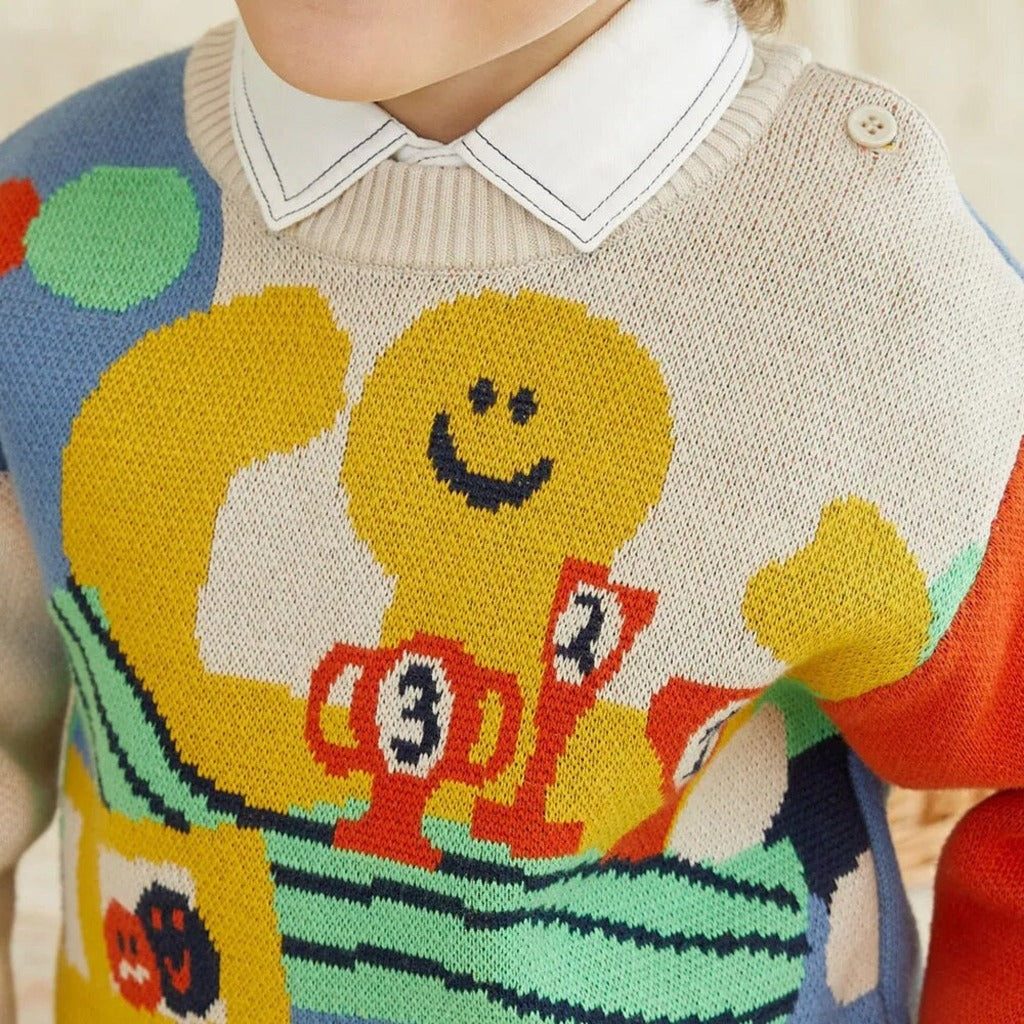 ONEAKIDS Baby & Toddler Tops Boys’ Knit Cotton Sweater