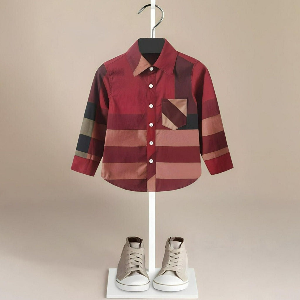 ONEAKIDS Baby & Toddler Tops Classic Plaid Special Occasion Boys' Shirt