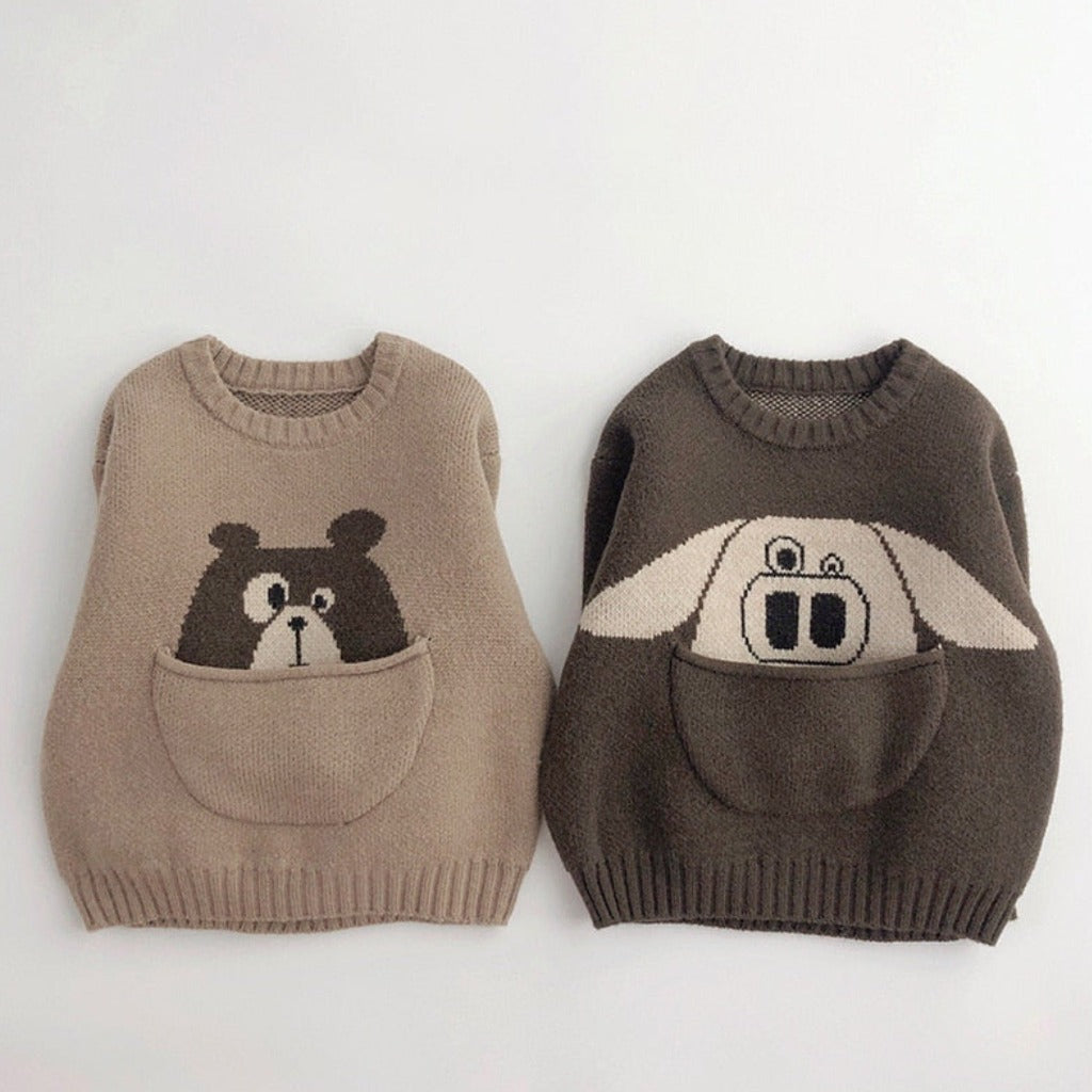 ONEAKIDS Baby & Toddler Tops Unisex Animal Sweaters