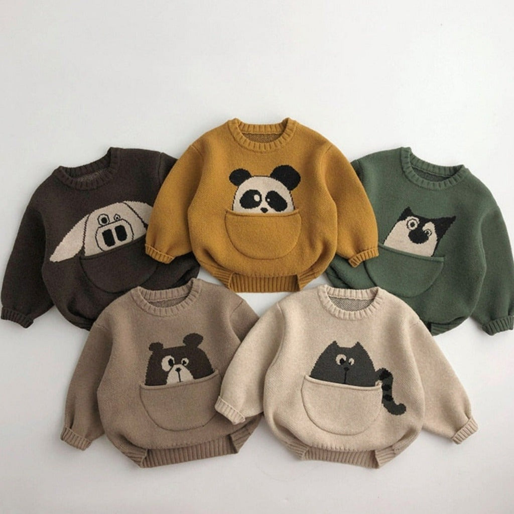 ONEAKIDS Baby & Toddler Tops Unisex Animal Sweaters