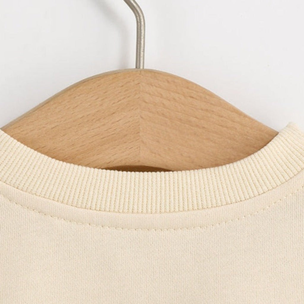 ONEAKIDS Baby & Toddler Tops Unisex Iconic Beige Sweatshirt